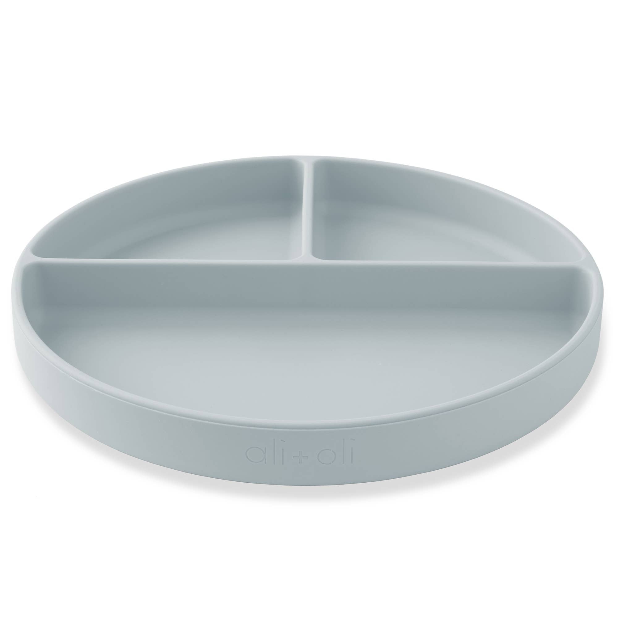 Baby Plate with Suction and  Divided Portions (Sky)