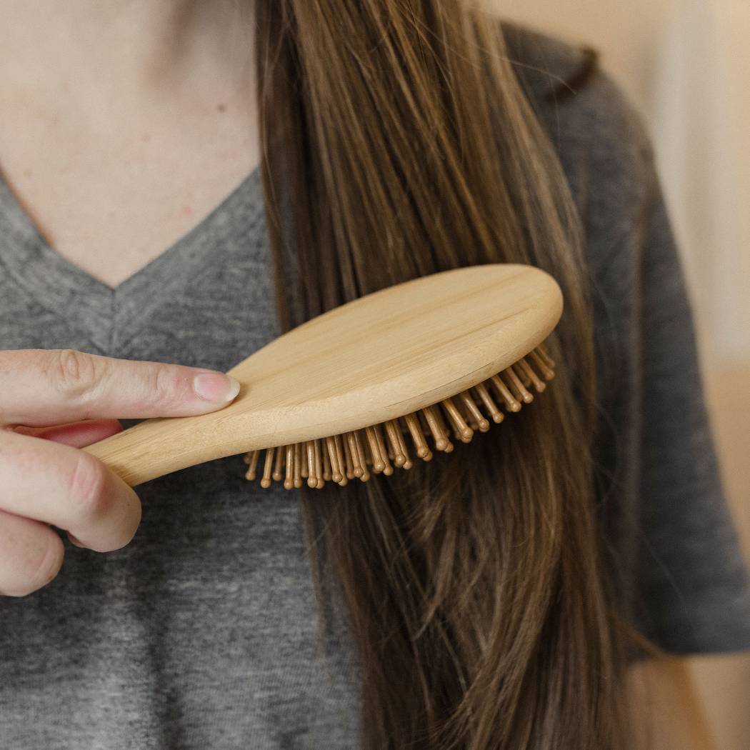Bamboo Hair Brush – Plastic-Free with Natural Bristles