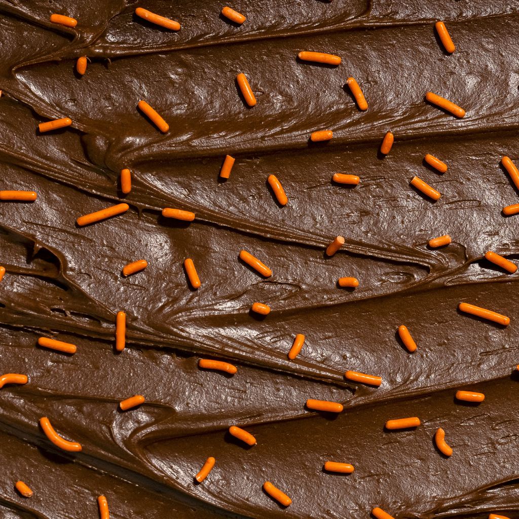 Dye-Free Orange Softies Sprinkles, 1LB Bag