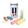Set of colorful hopscotch chalk with packaging labeled 'elseware' on a white background.