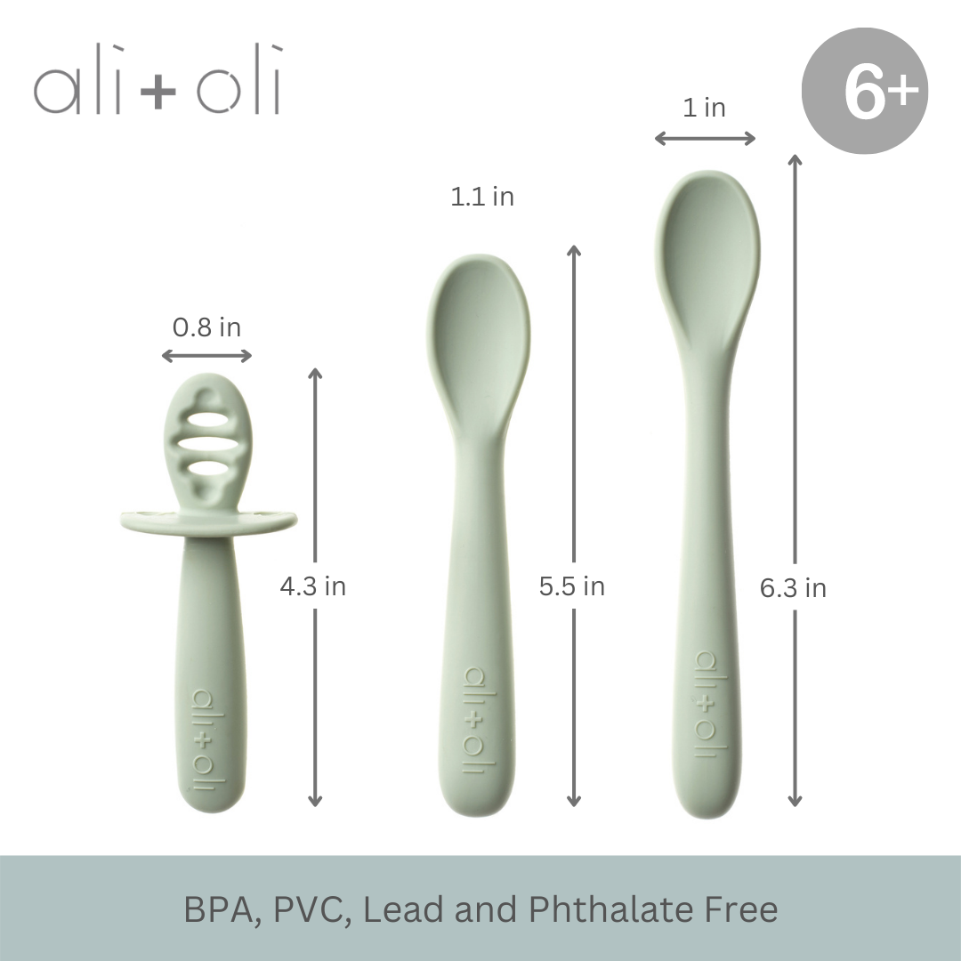 3-peice Multi Stage Spoon Set for Baby  6m+