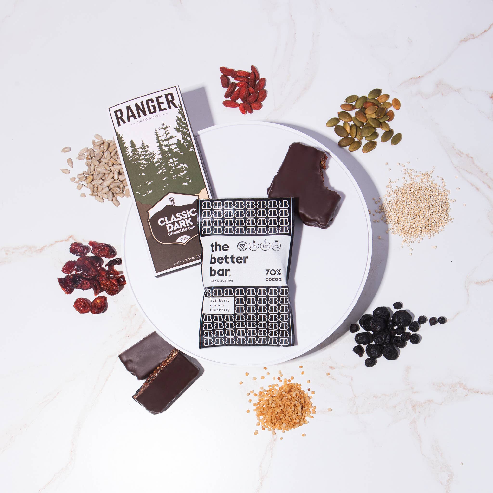 70% Organic Dark Chocolate Dipped Better Bar