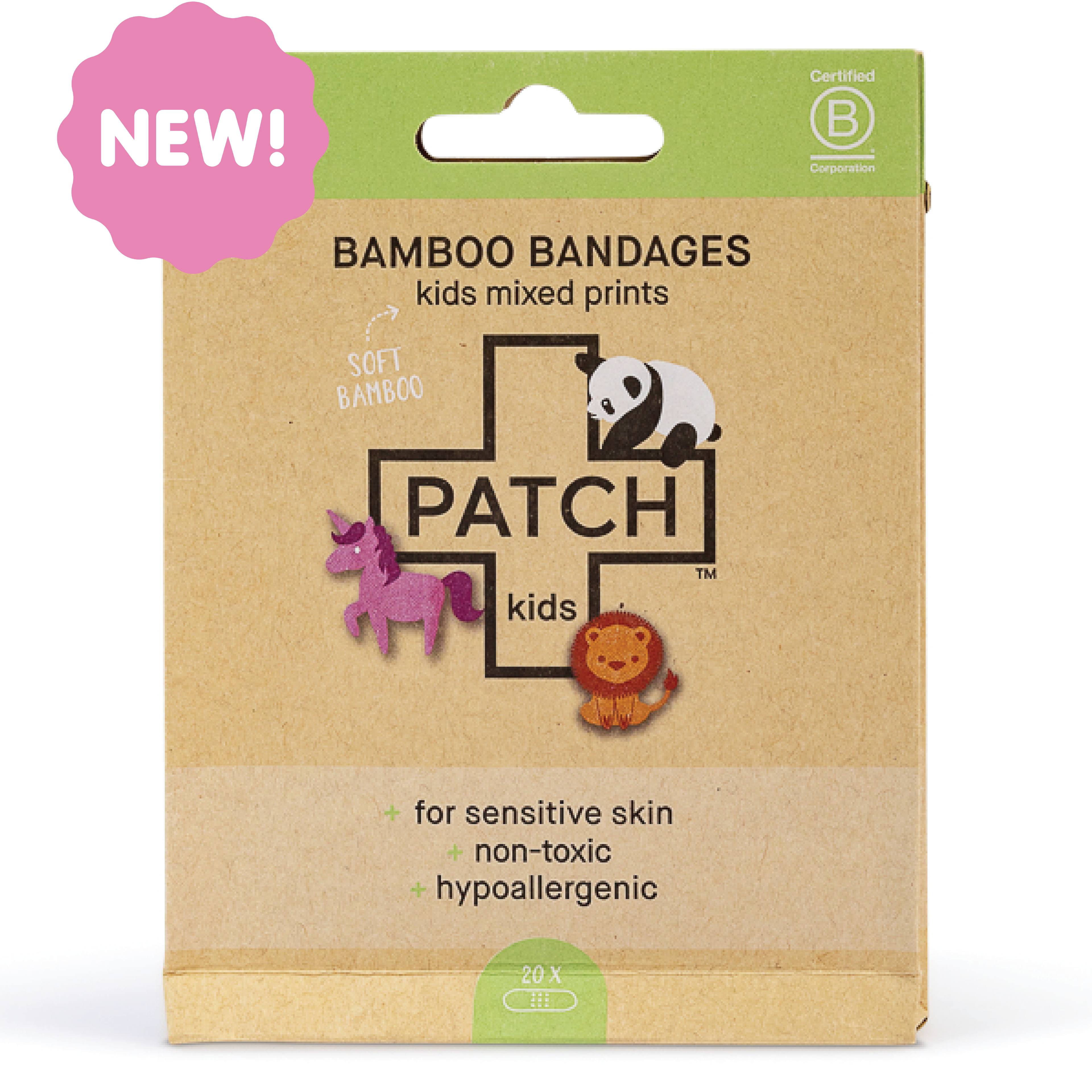 Patch Kids Mixed Prints Pack - Bamboo