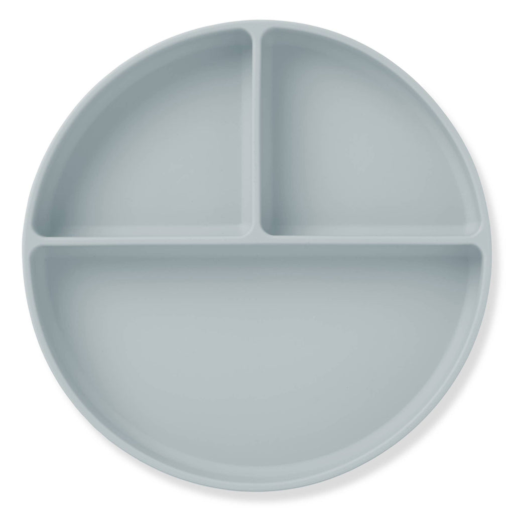 Baby Plate with Suction and  Divided Portions (Sky)