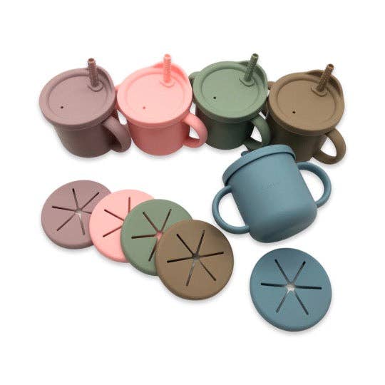 Baby and Toddler Silicone Drinking/Snack Cup Sets