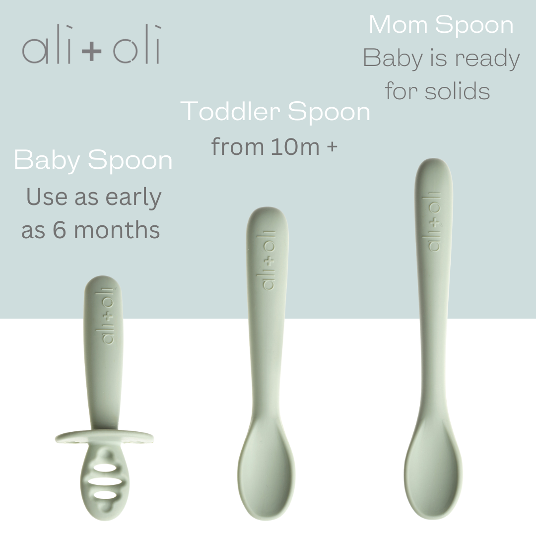 3-peice Multi Stage Spoon Set for Baby  6m+