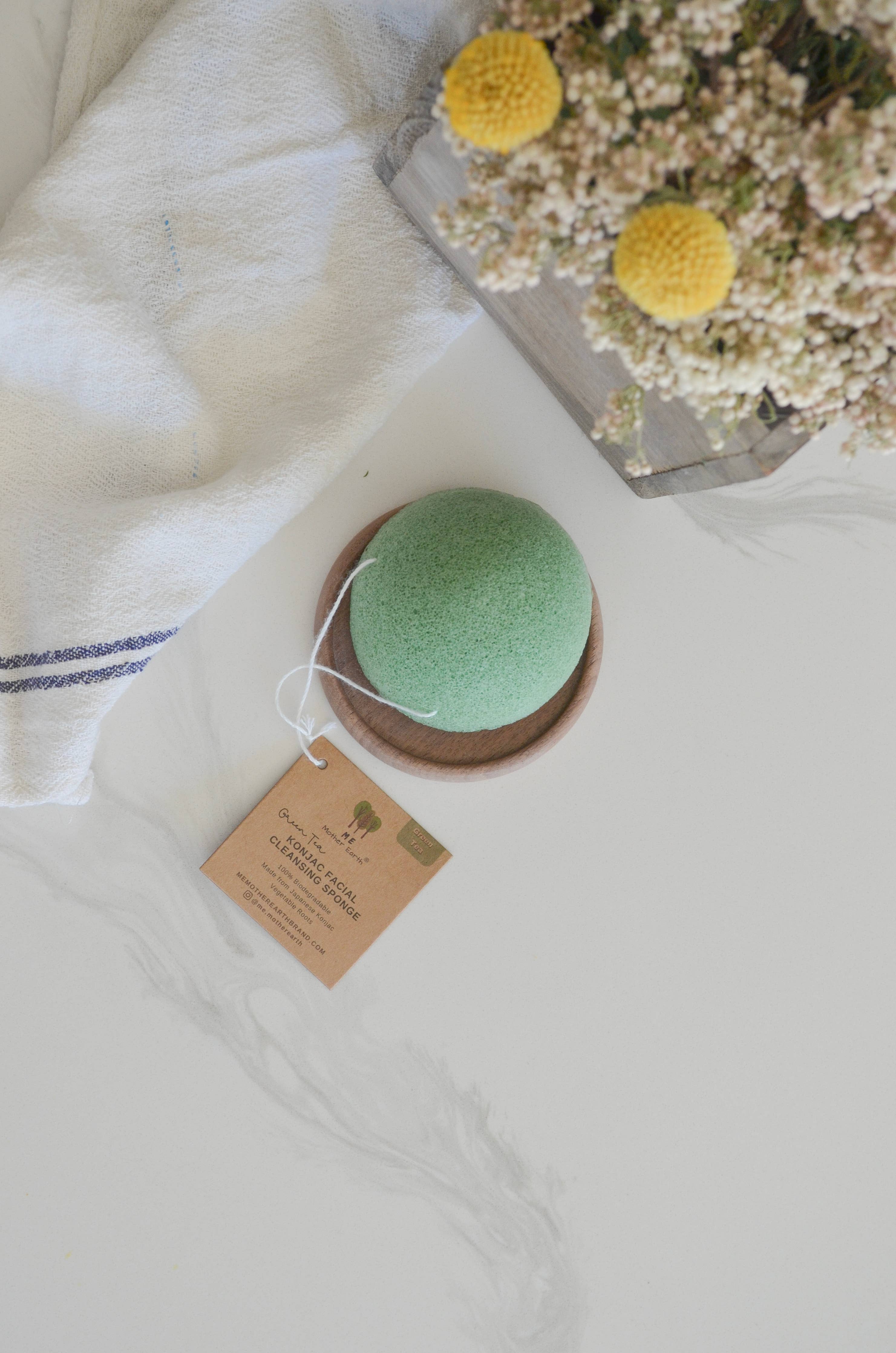 Konjac Sponge Biodegradable  | Zero Waste | Vegan Skincare