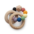 Silicone & Wood Crocheted Teething Ring