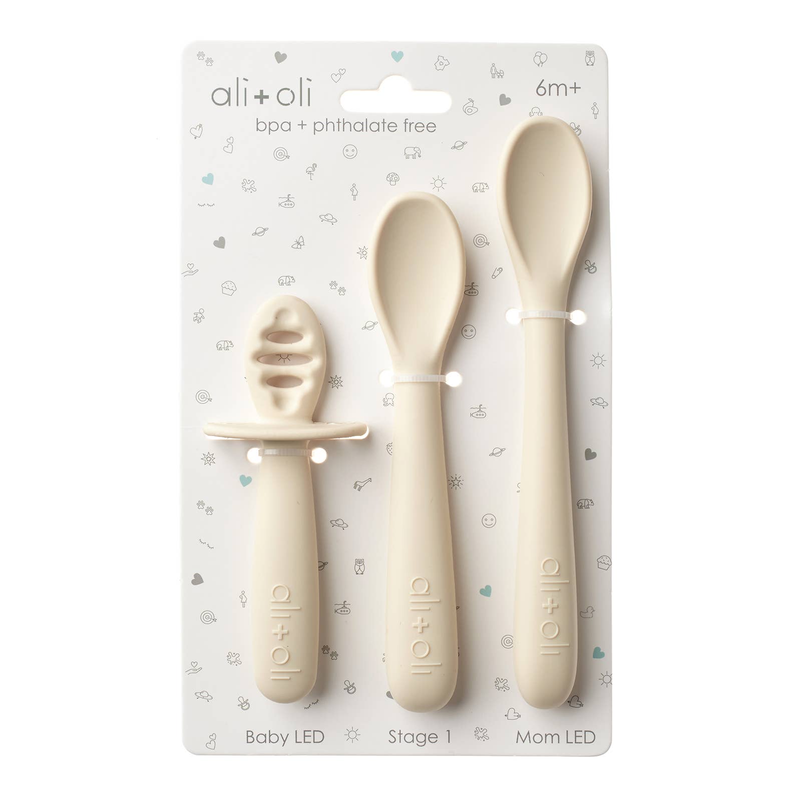 3-peice Multi Stage Spoon Set for Baby 6m+