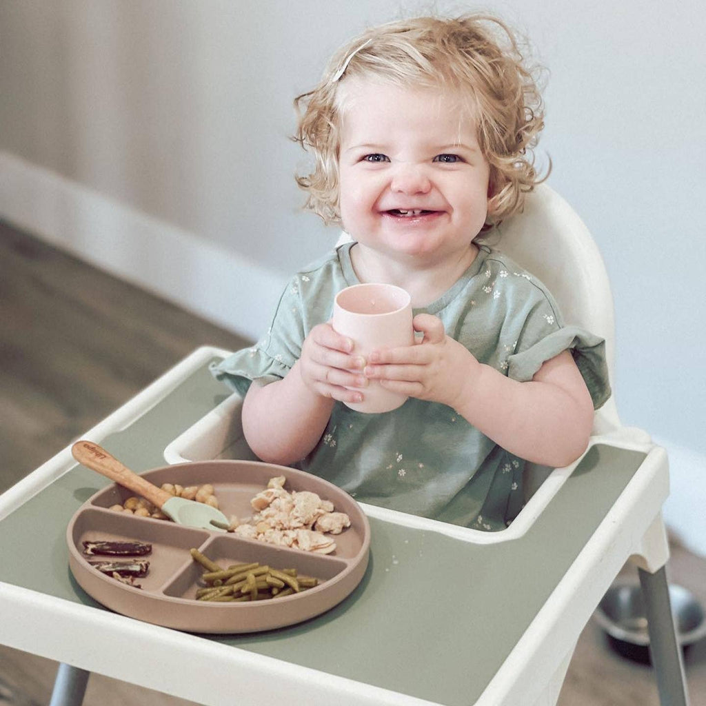 Bunny Face Silicone Open Cup for Baby & Toddle (Misty Blush)