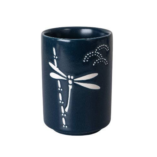 Dragonfly Tombo Yunomi Style Tea Cup