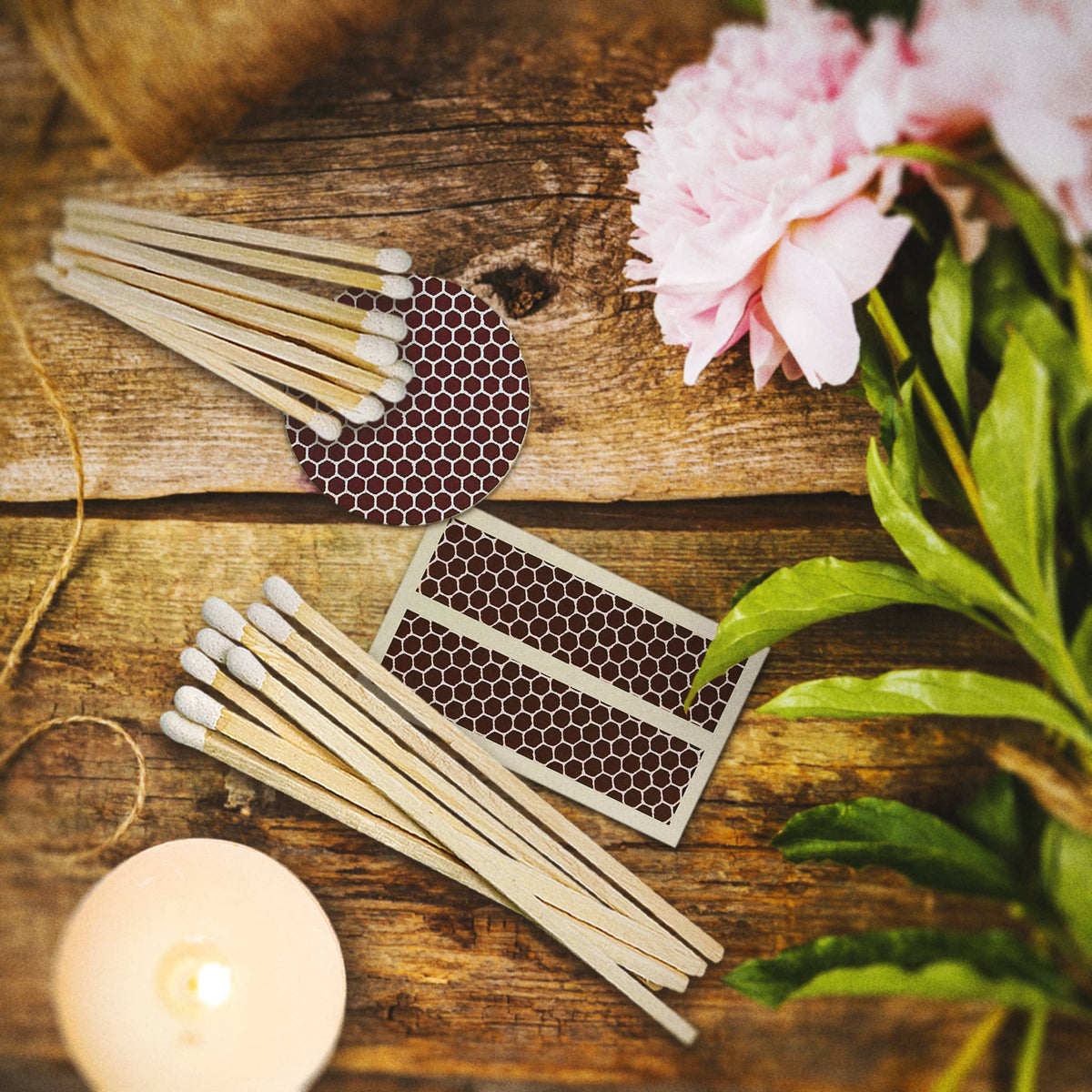 4" Matches set of 24