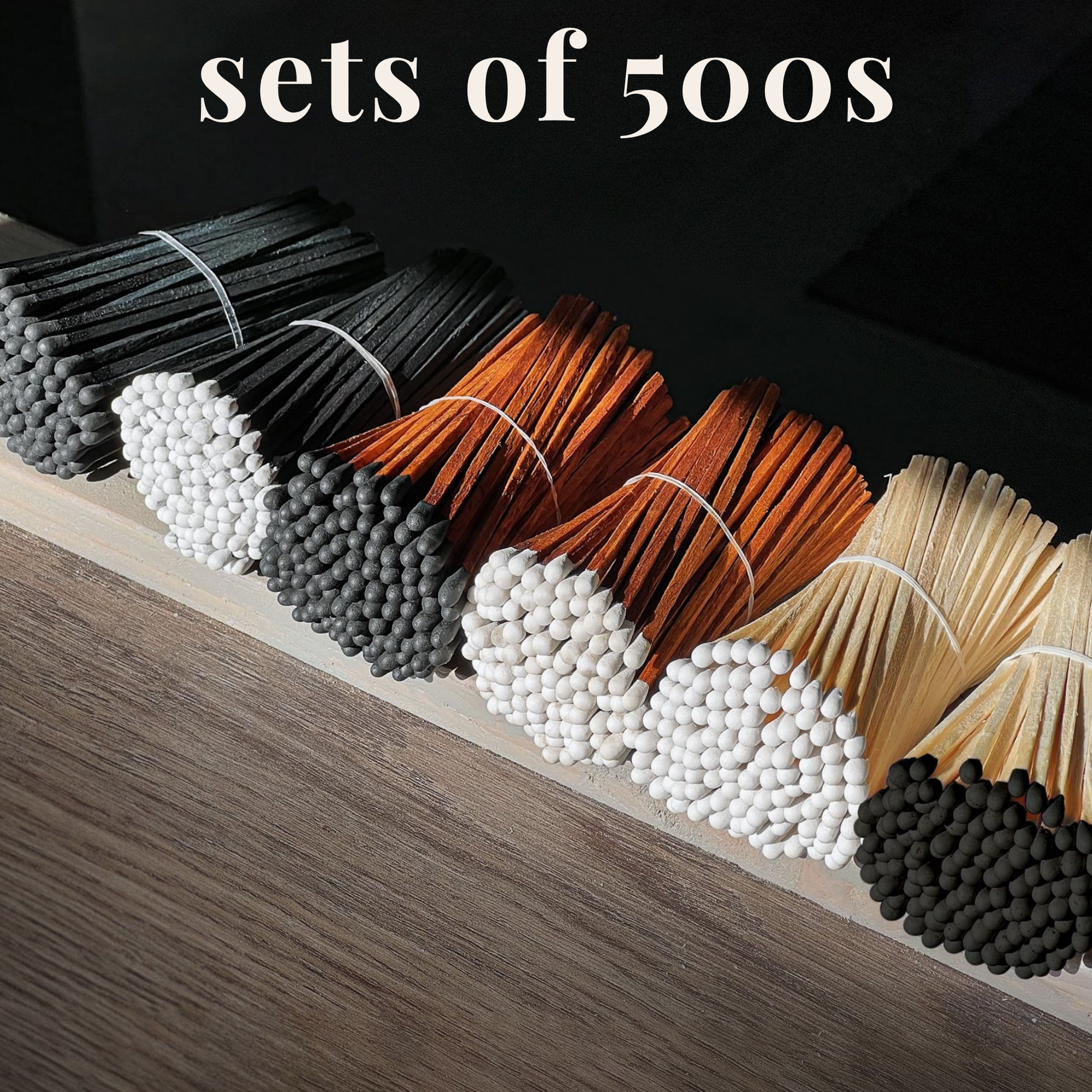4" Matches set of 24